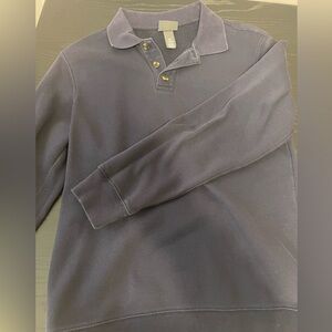 H&M Navy Blue Polo Sweater